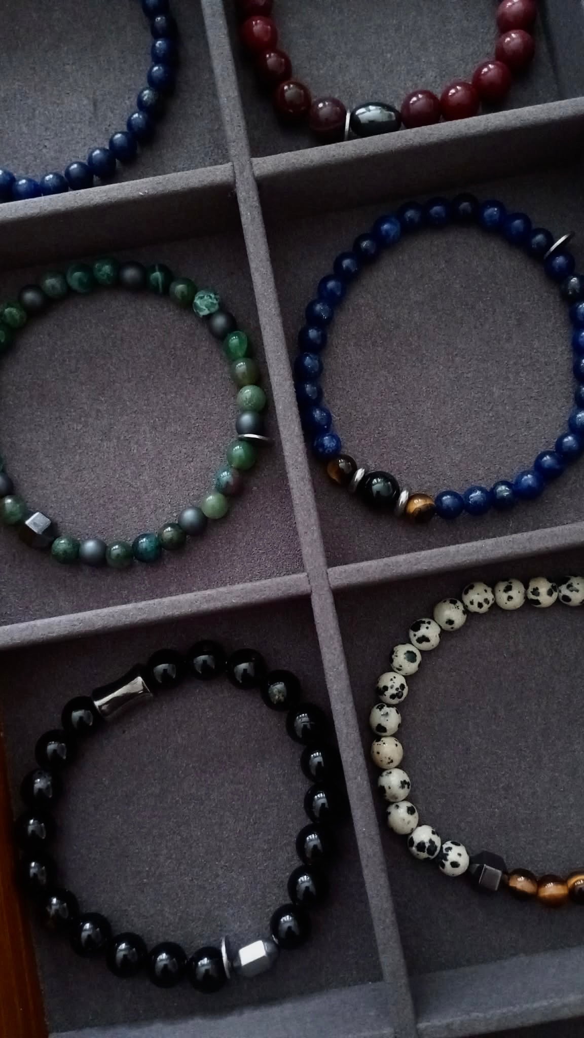 VITALITY - Mookaite (Garnet Colour) & Hematite