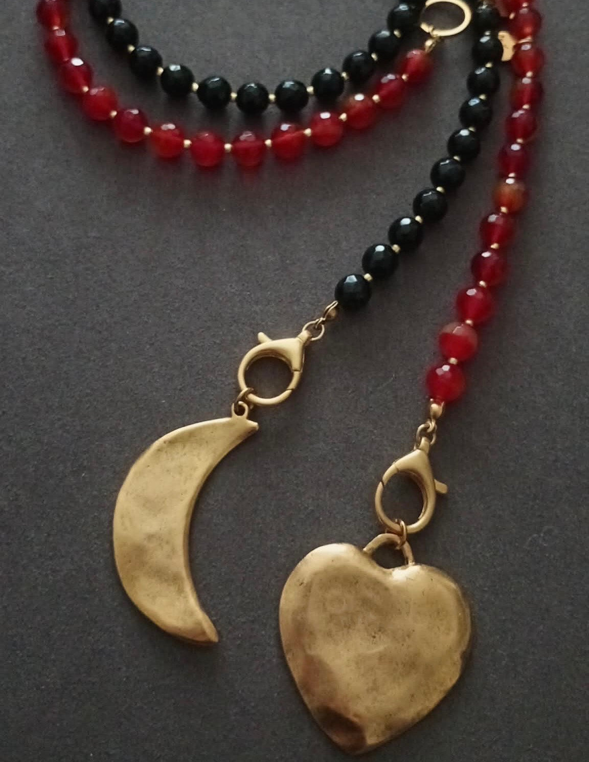 RED HEART NECKLACE