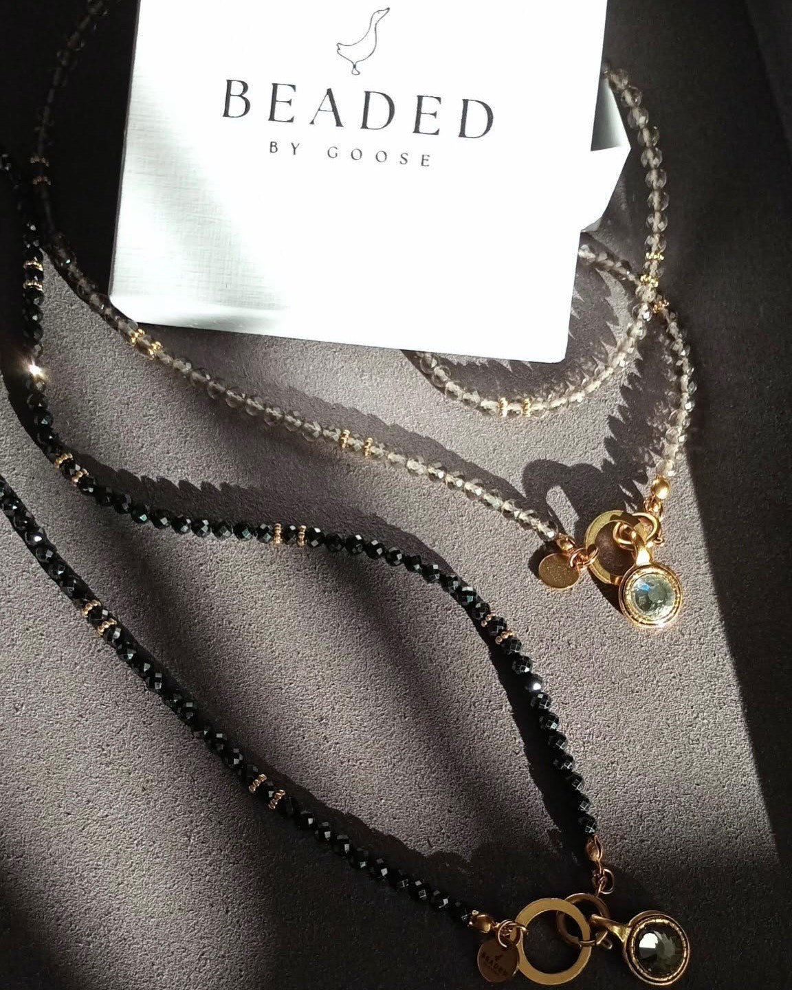 EYLISA ICE OBSIDIAN NECKLACE