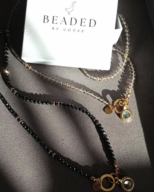 EYLISA ICE OBSIDIAN NECKLACE