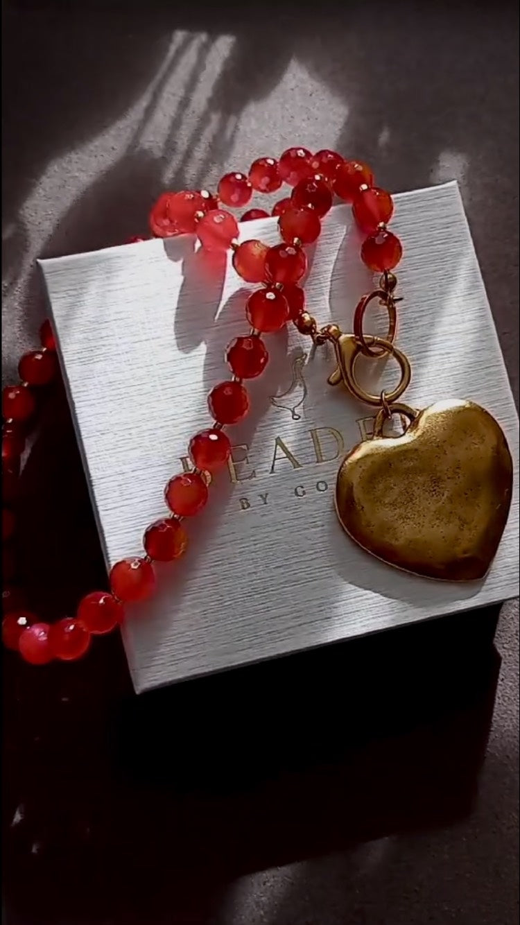 RED HEART NECKLACE
