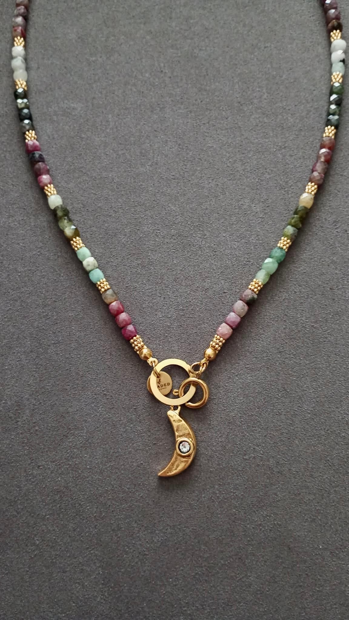 AVA MULTICOLOUR TOURMALINE NECKLACE