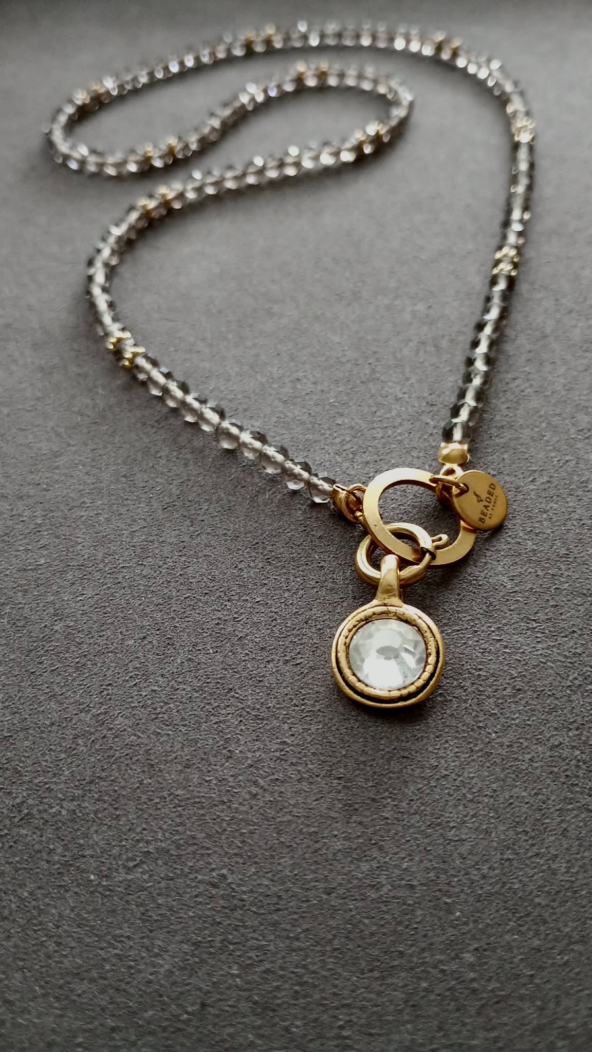 EYLISA ICE OBSIDIAN NECKLACE