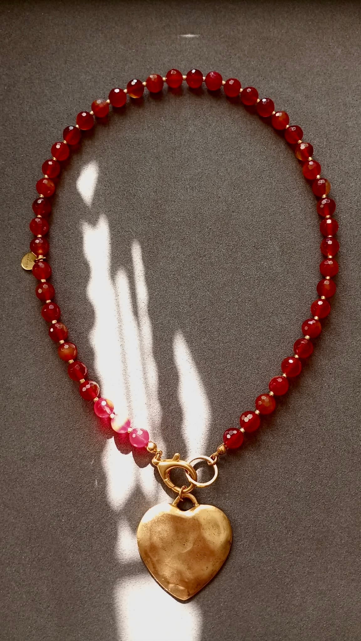 RED HEART NECKLACE