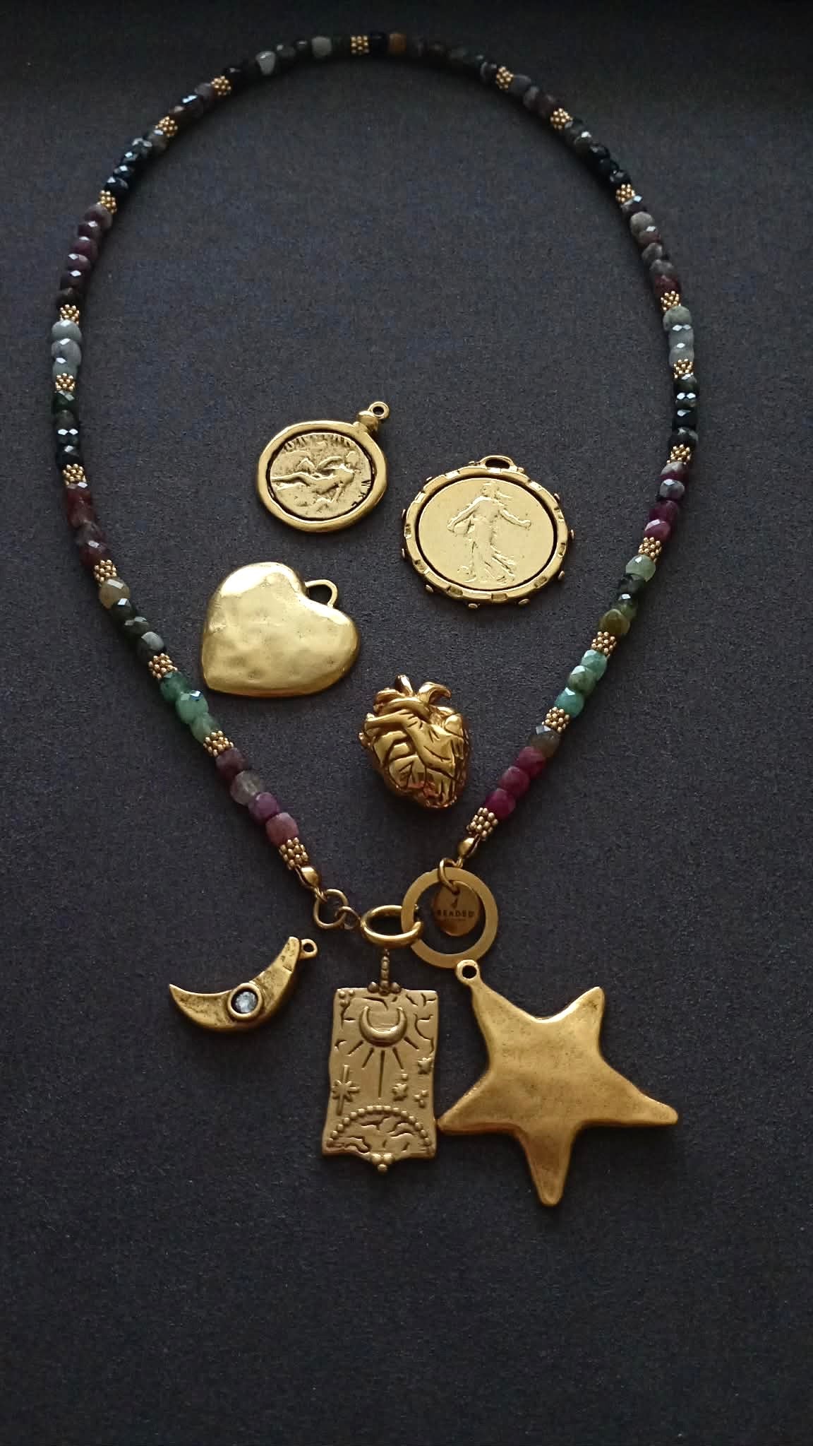 AVA MULTICOLOUR TOURMALINE NECKLACE