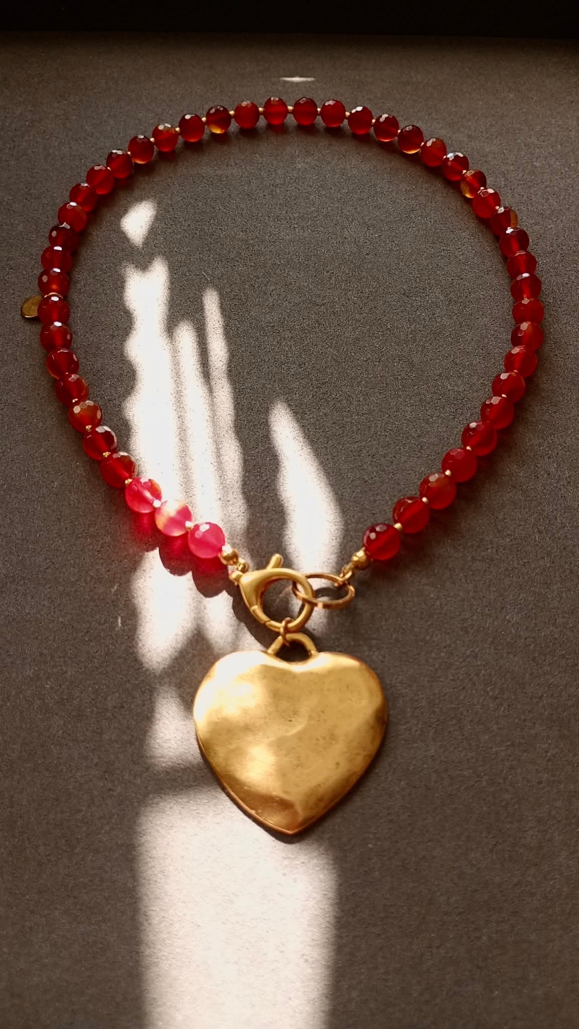RED HEART NECKLACE