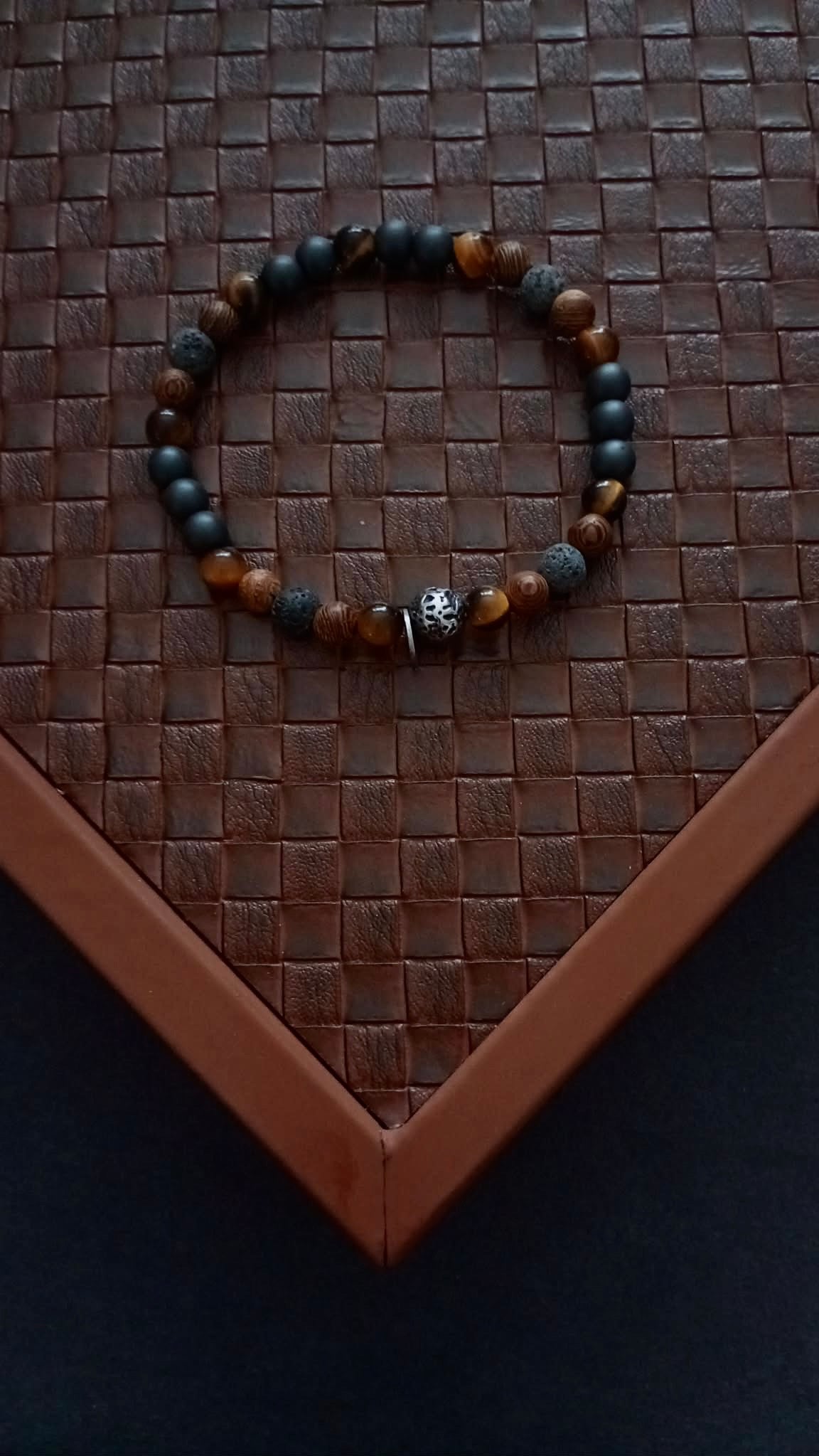 STRENGTH - Hematite, Tiger's Eye & Lava