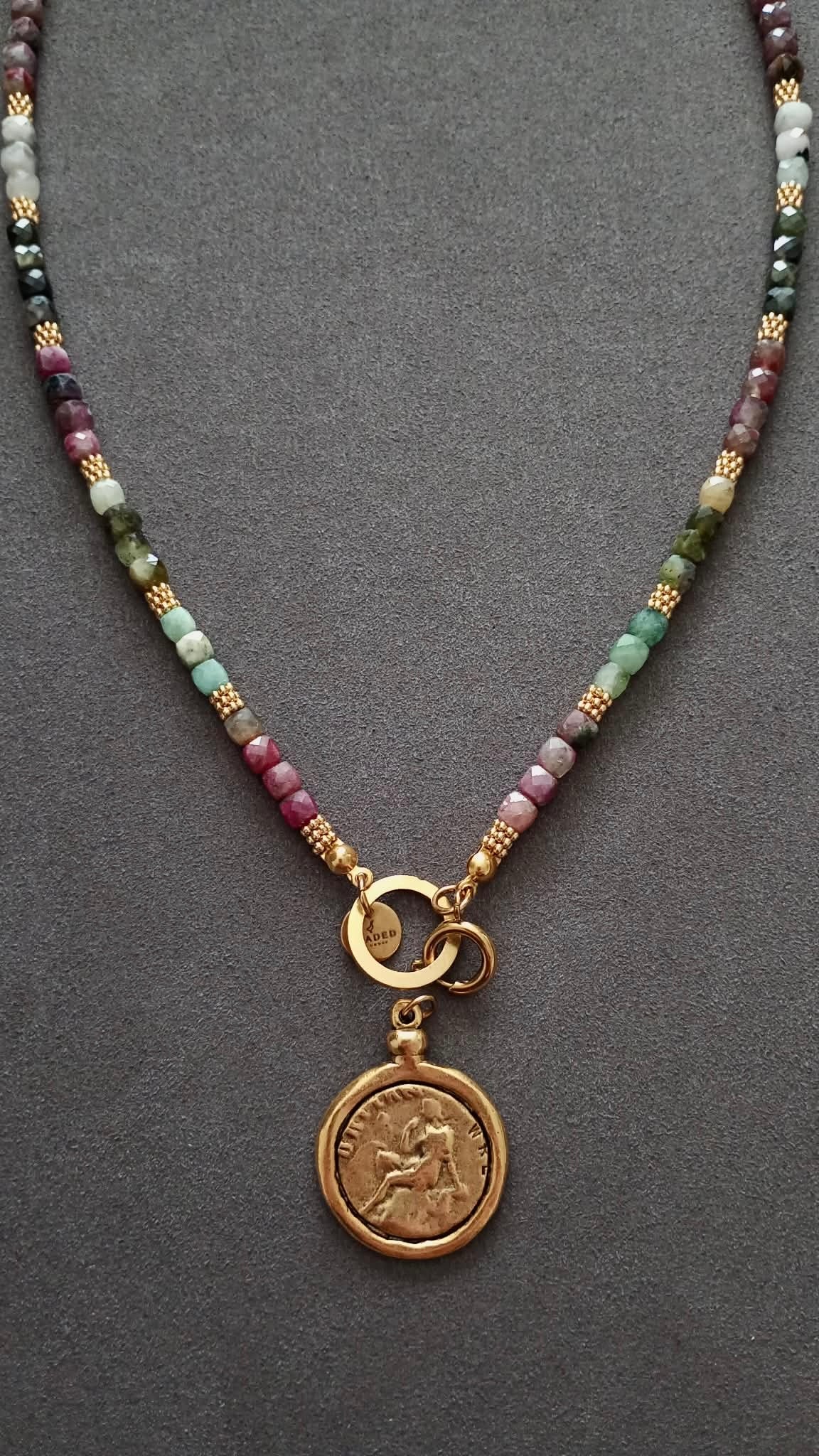 AVA MULTICOLOUR TOURMALINE NECKLACE