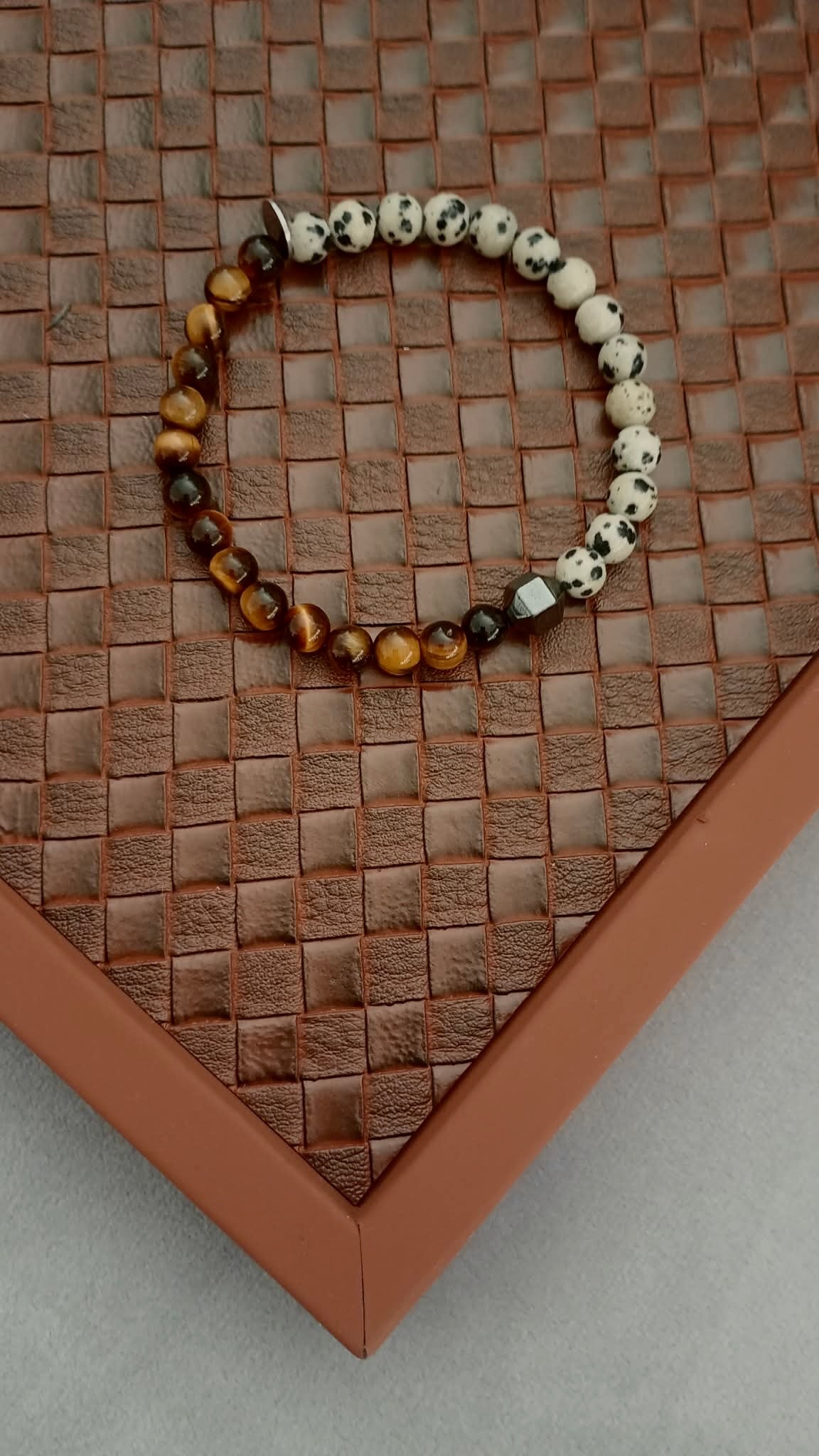 BALANCE - Dalmatian Jasper, Tiger’s Eye & Hematite