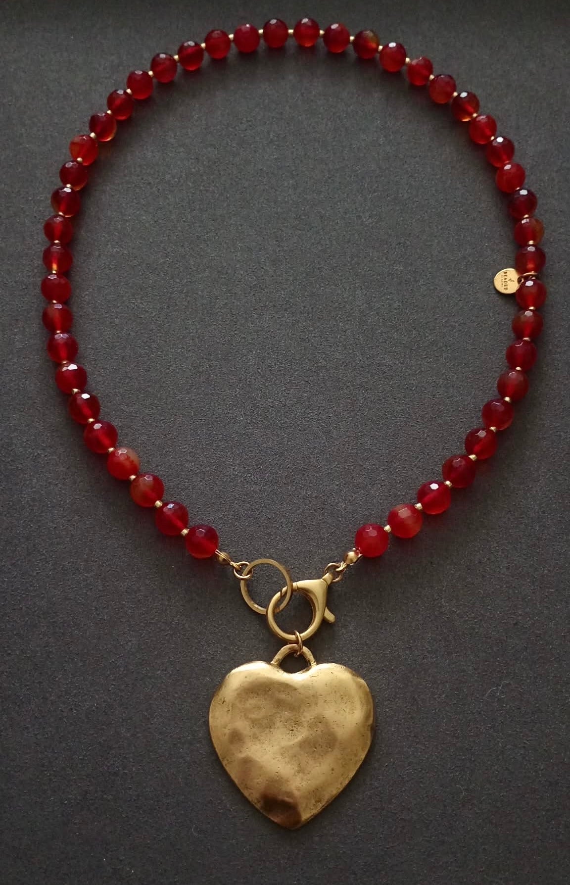 RED HEART NECKLACE