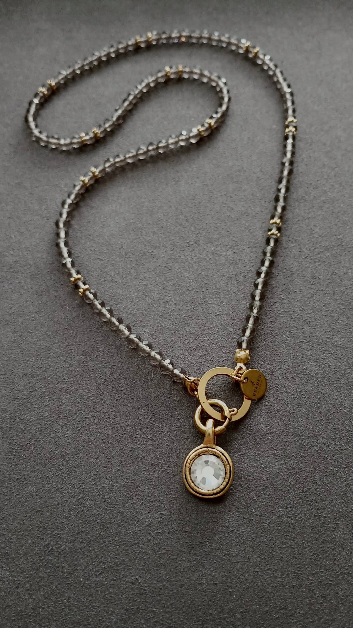 EYLISA ICE OBSIDIAN NECKLACE