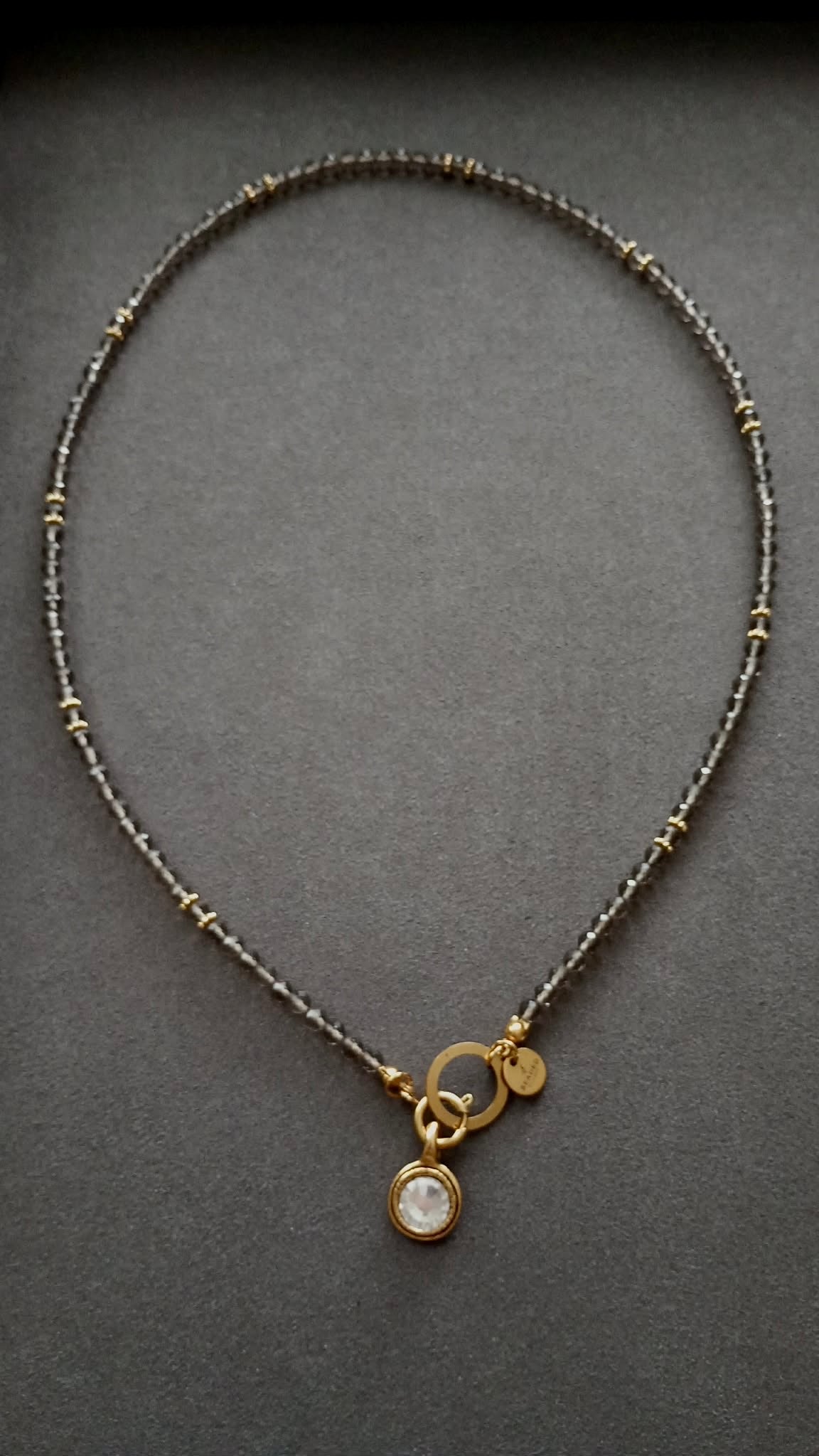 EYLISA ICE OBSIDIAN NECKLACE