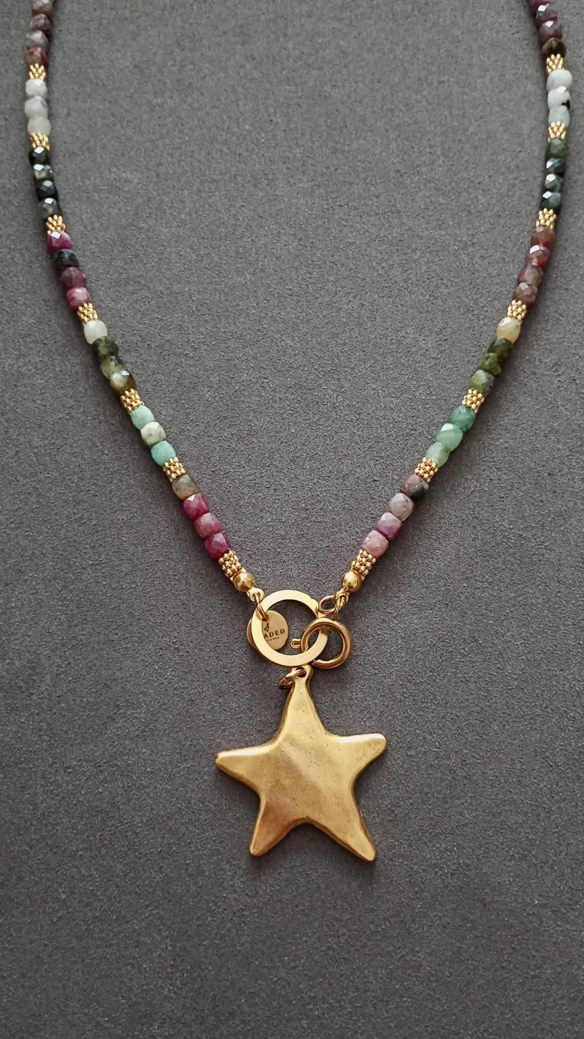 AVA MULTICOLOUR TOURMALINE NECKLACE