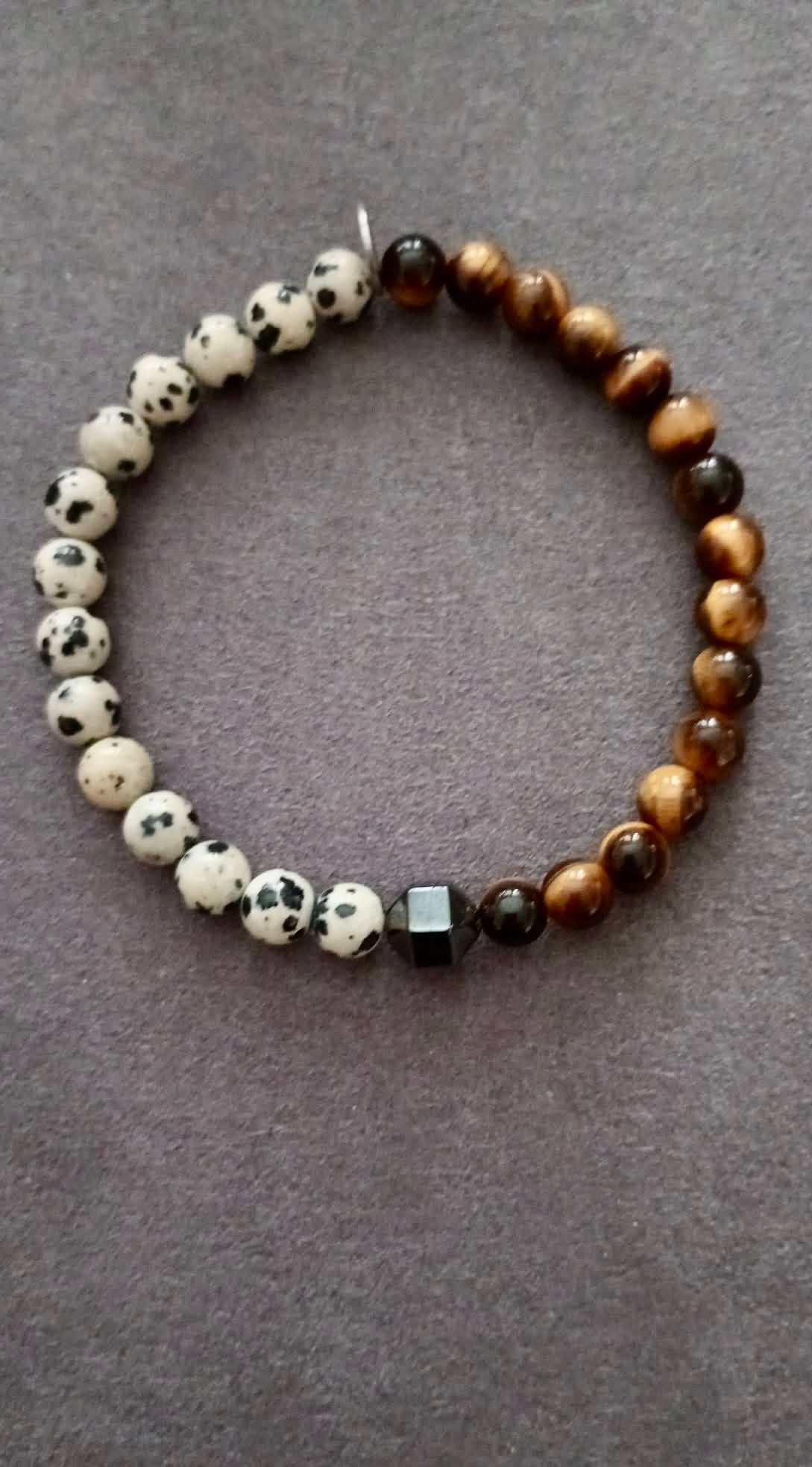 BALANCE - Dalmatian Jasper, Tiger’s Eye & Hematite